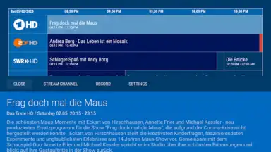 Screenshot von dream Player IPTV for Android TV 5