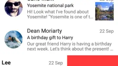 Screenshot von Yandex Mail 2