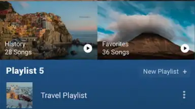 Screenshot von Muzio Music Player 9