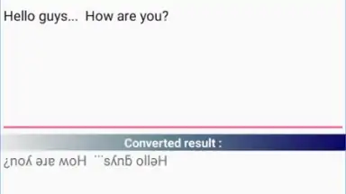 Screenshot von Upside Down Chat+ 12