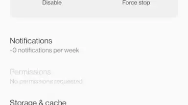 Screenshot von Android System WebView 11