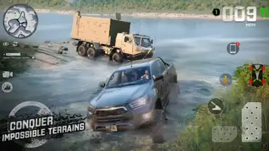 Screenshot von offroad SUV jeep 4x4 driving 1