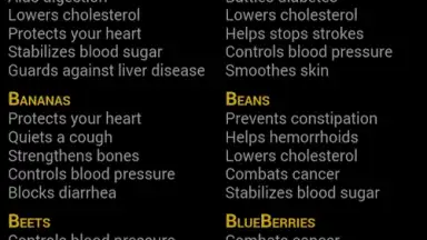 Screenshot von Healthy Food Chart 3