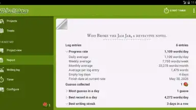 Screenshot von Writeometer 1
