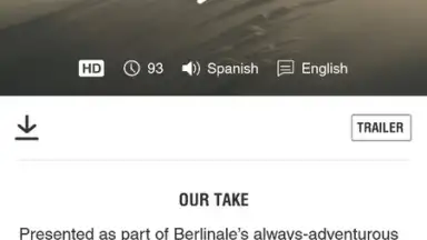 Screenshot von MUBI 2