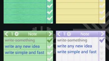 Screenshot von Note To Do. Widget 5