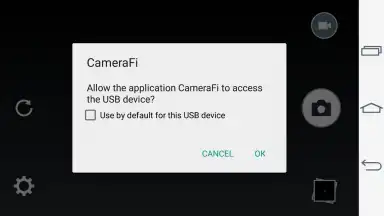 Screenshot von CameraFi 4