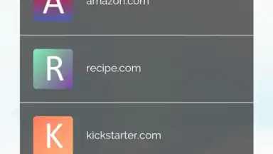 Screenshot von Webmarks 2