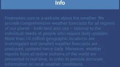 Screenshot von Freemeteo 1
