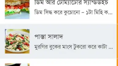 Screenshot von Bangla Recipes 14
