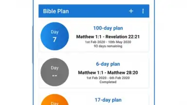 Screenshot von Bible Plan 2