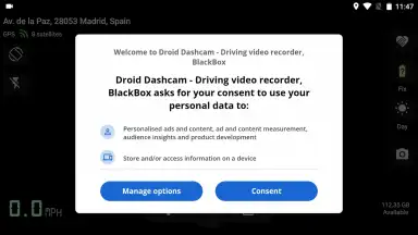 Screenshot von Droid Dashcam - Driving video recorder 2