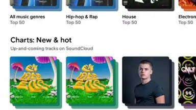Screenshot von SoundCloud 15