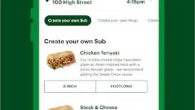 Screenshot von Subway® - Official App 4