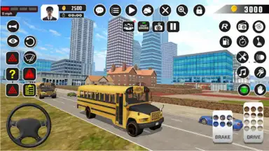 Screenshot von Offroad School Bus Driver Game 2