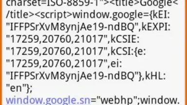 Screenshot von View Web Source 1