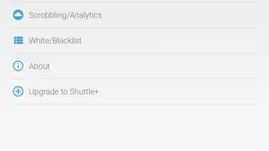 Screenshot von Shuttle Music Player 4