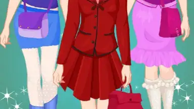 Screenshot von Princess High School Dress Up 2