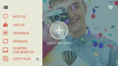 Screenshot von Filmora 8