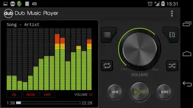 Screenshot von Dub Music Player 3