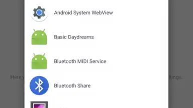 Screenshot von Navbar Apps 1