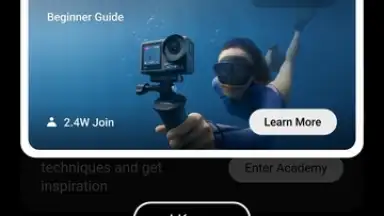 Screenshot von DJI Mimo 14