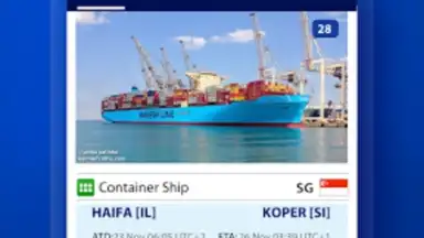 Screenshot von MarineTraffic 16