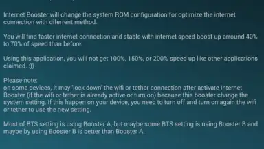 Screenshot von Internet Booster (root) 2