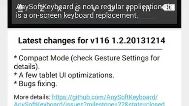 Screenshot von AnySoftKeyboard 2