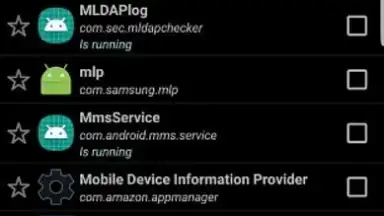 Screenshot von Samsung Message service 1
