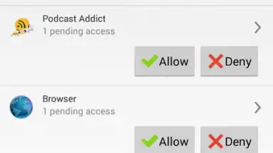 Screenshot von NoRoot Firewall 6
