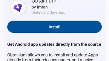 Screenshot von F-Droid 17