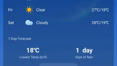 Screenshot von Live Weather: Radar & Widgets 9