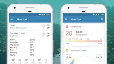 Screenshot von Weather App - Lazure: Forecast & Widget 3