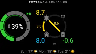 Screenshot von Powerwall Companion 2