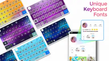 Screenshot von Fonts Aa - Keyboard Fonts Art 1