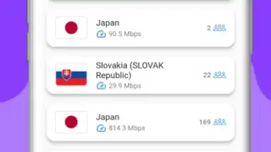 Screenshot von Bluebird VPN 4
