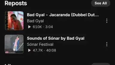 Screenshot von SoundCloud 18