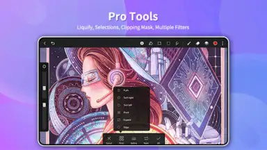 Screenshot von HiPaint 16