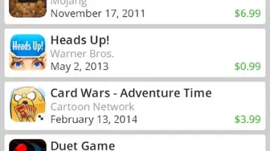 Screenshot von Mobile App Store 2