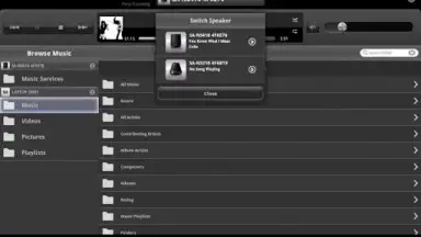 Screenshot von Network Audio Remote 4