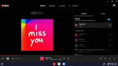 Screenshot von YouTube Music for Chromebook 1