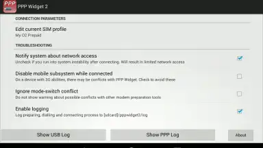Screenshot von PPP Widget 2 1