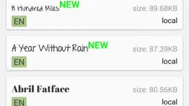 Screenshot von iFont (Expert of Fonts) 3