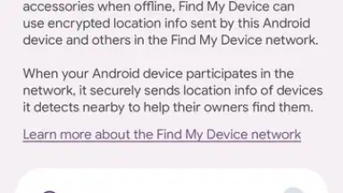 Screenshot von Find My Device 2