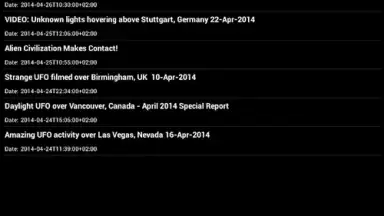 Screenshot von Latest UFO Sightings 4