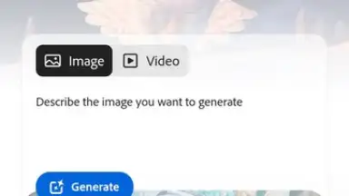 Screenshot von Adobe Firefly 6
