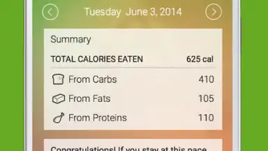 Screenshot von My Diet Diary Calorie Counter 5