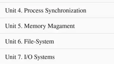 Screenshot von Operating System Concepts 10