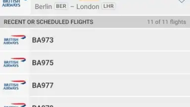 Screenshot von Flightradar24 3